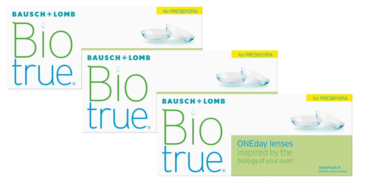 Biotrue ONEday For Presbyopia Box of 90 Contact Lenses